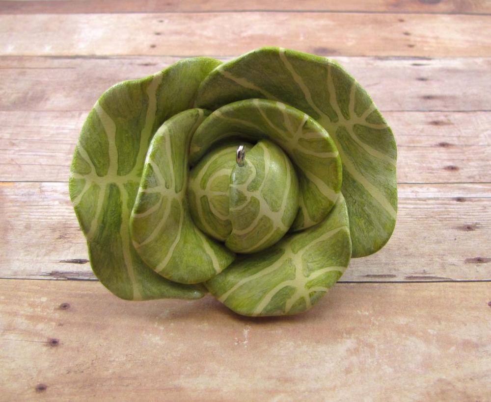 Cabbage Christmas Ornament - Farmer's Market Collection January 2012 Made To Order